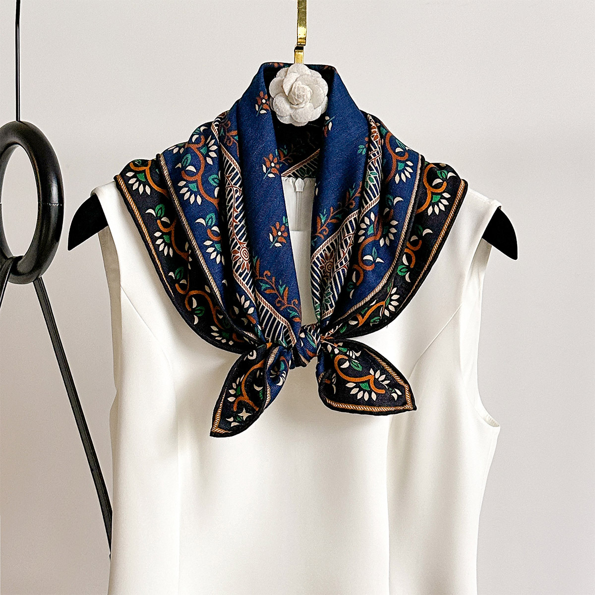 82% Wool 18% Silk Scarf Women  - Shawl Wrap Winter ulasan dan harga