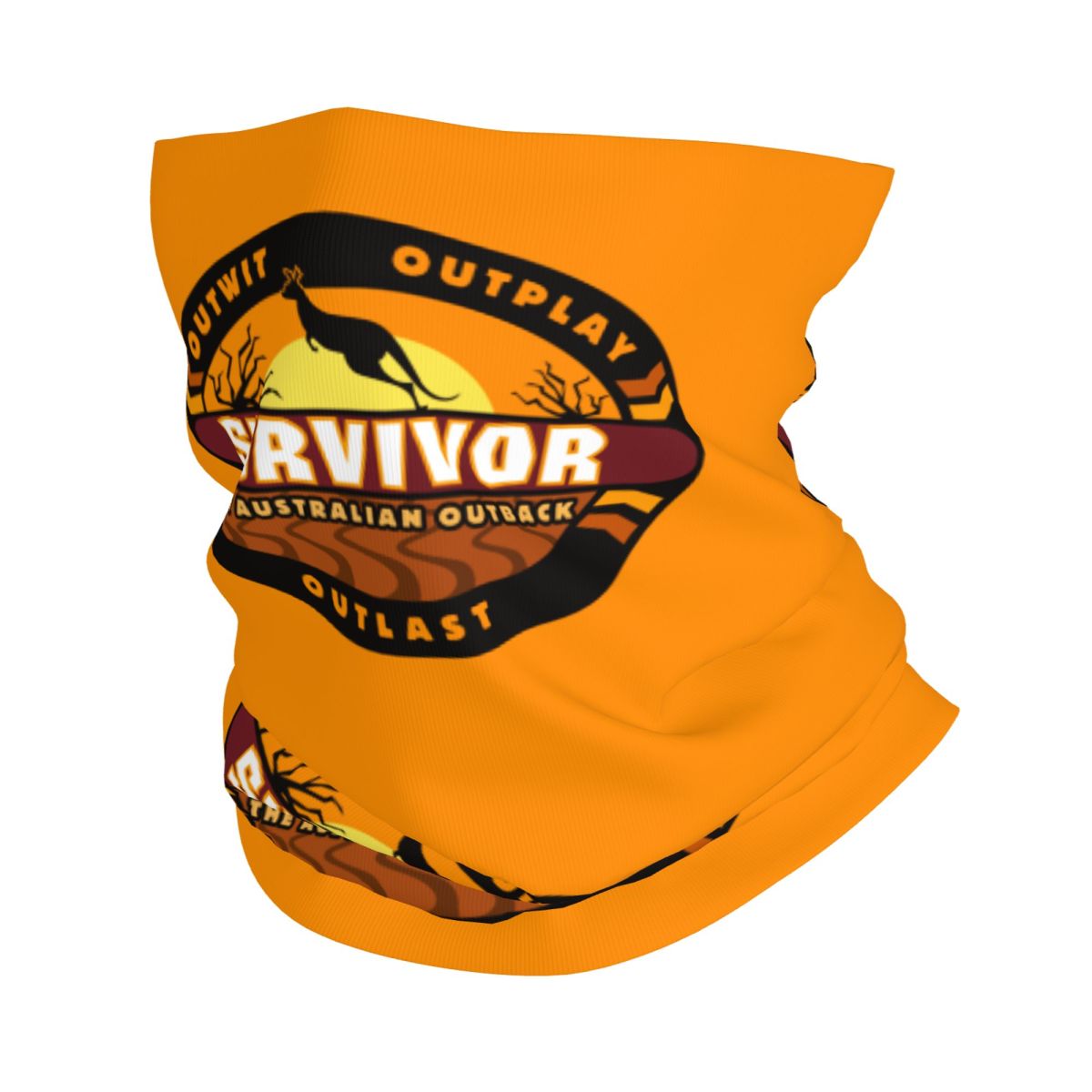 Adventure Game TV Show Survivo - Neck Gaiter Fleece ulasan dan harga