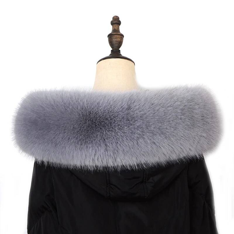 Winter Coat Fur Collar Faux Fu - Shawl Wrap Winter ulasan dan harga